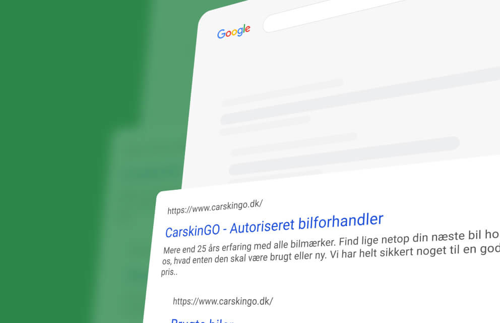 Bliv fundet på Google